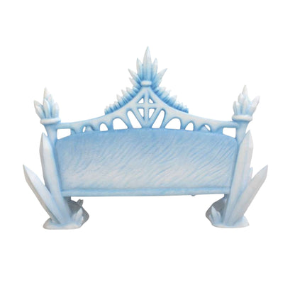 2m Festive Ice Bench Photo Opportunity Seat Christmas Display Prop