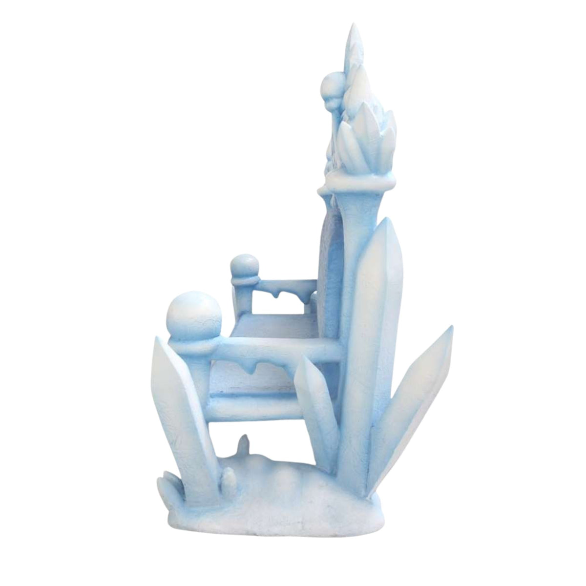 2m Festive Ice Bench Photo Opportunity Seat Christmas Display Prop