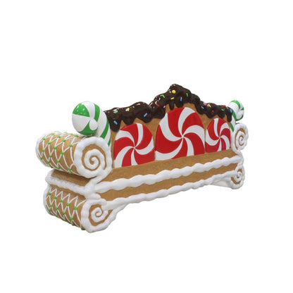 1.07m Gingerbread Bench Commercial Christmas Display Prop