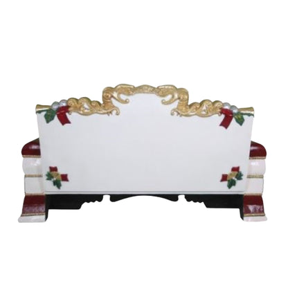 1.1m Festive Snowman Bench Photo Opportunity Seat Christmas Display Prop