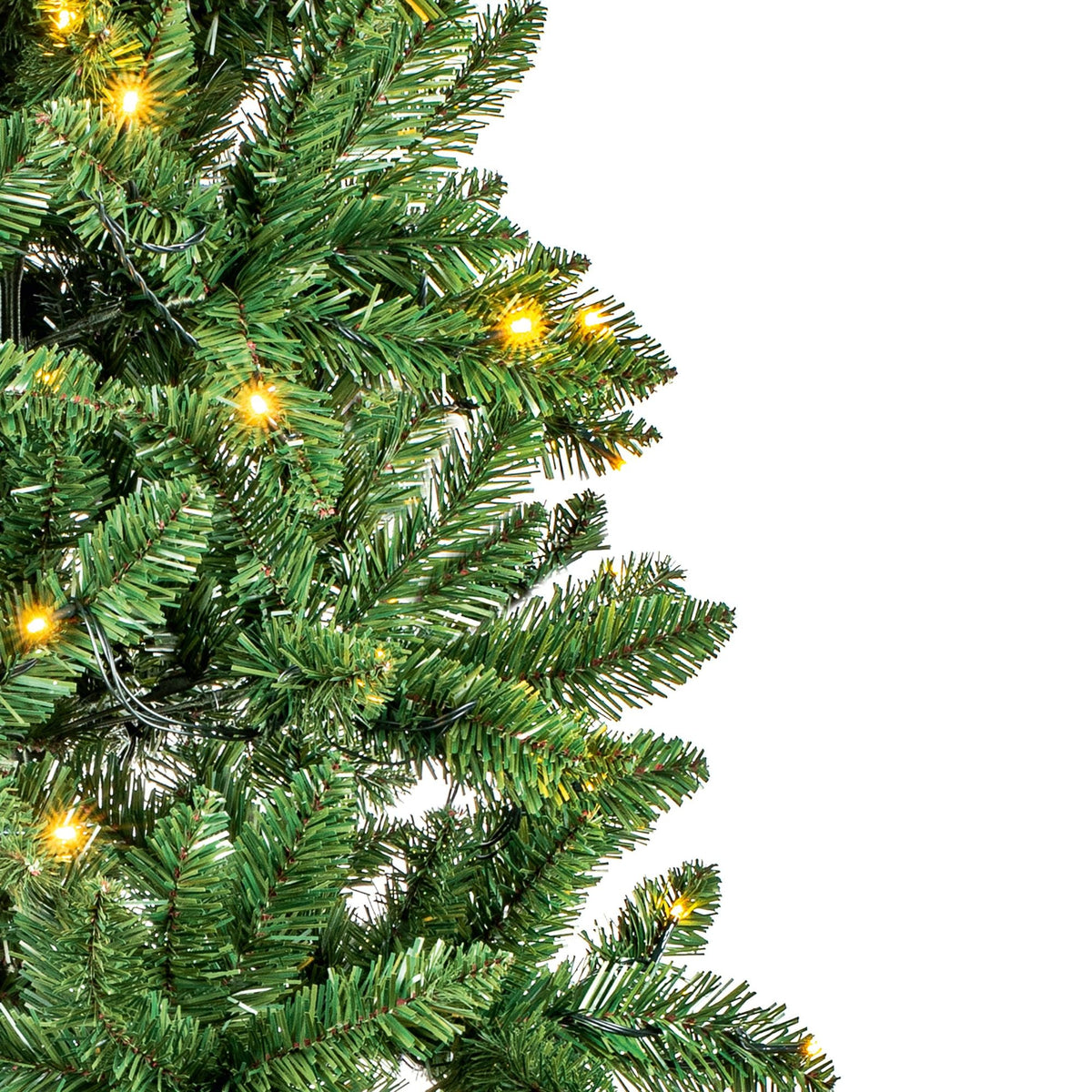 6ft Pre Lit Douglas Fir Artificial Christmas Tree with 180 Warm White LEDs