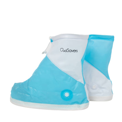 MudSavers Blue/White Shoe Covers