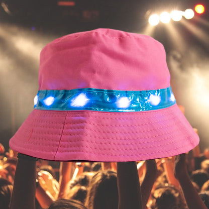 Light-up Pink Bucket Hat