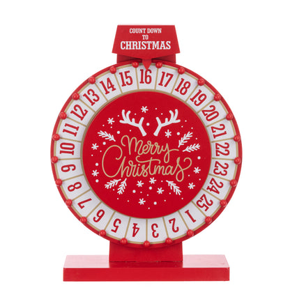 Christmas Countdown Wheel Decoration