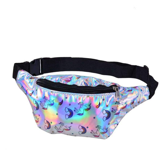 Silver Unicorn Holographic Bumbag