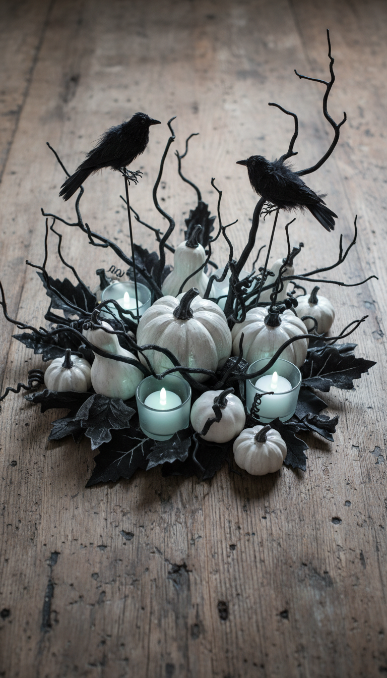 Handcrafted Autumn Table Centerpiece