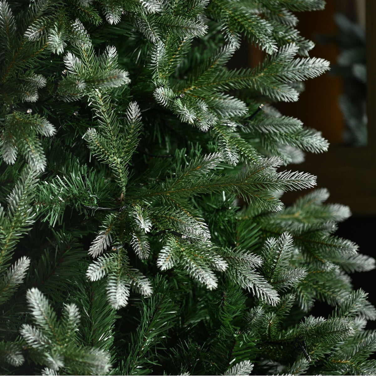 8ft Frosted Belvedere Pine Artificial Christmas Tree