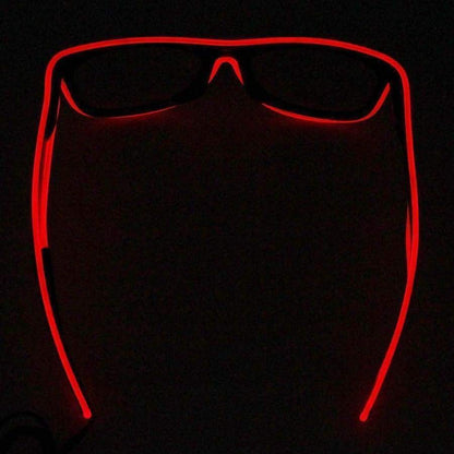 Light up LED Glasses - Red