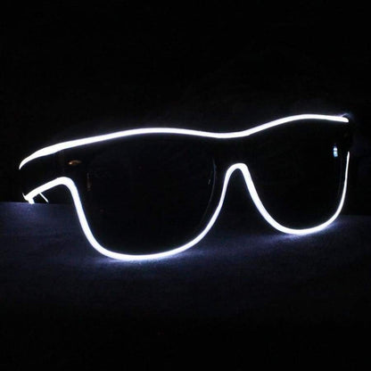 Light up LED Glasses - White