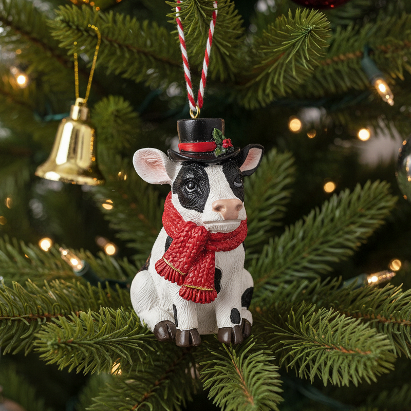 Christmas Cow Hanging Decoration