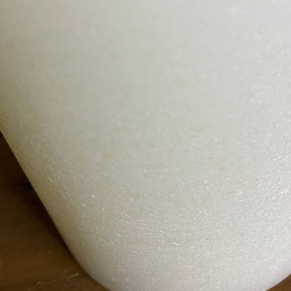 Cream FlickaBright Textured Candle with Timer 13 x 9cm
