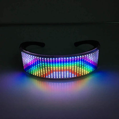 LED APP Controlled Equaliser Glasses